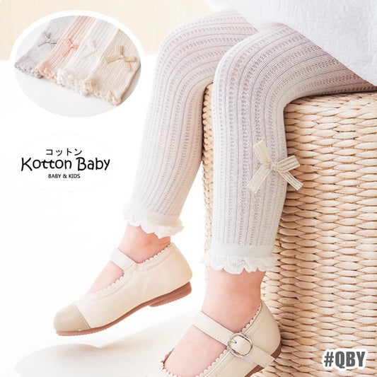 0-4thn | LEGGING STOCKING RIBBON BAYI ANAK / CELANA ANAK PEREMPUAN SOFT IMPOR Catalog QN QBY