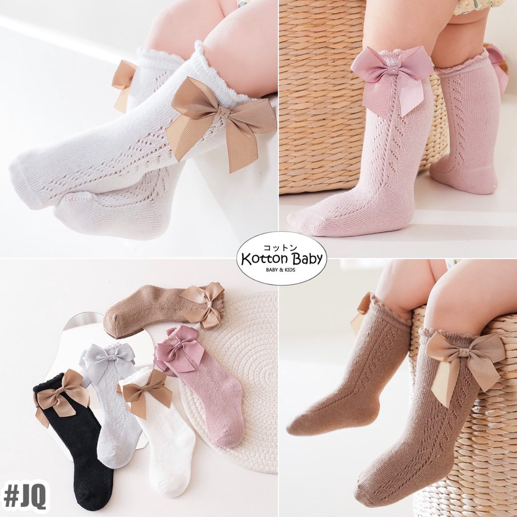 0-3 thn | KAOS KAKI POLOS BAYI ANAK IMPOR NEWBORN SOCKS PEREMPUAN catalog JCZZ JQ