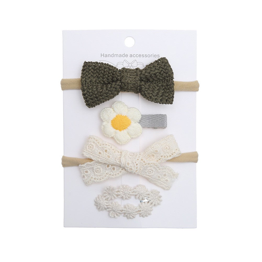 (isi 4 pcs) 0-3 thn | Bandana bayi headband premium import pita anak perempuan catalog QUIN NAB