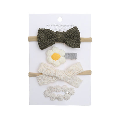 (isi 4 pcs) 0-3 thn | Bandana bayi headband premium import pita anak perempuan catalog QUIN NAB