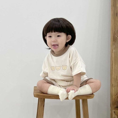6-24bln SETELAN ATASAN + CELANA ANAK KAOS BAJU ANAK UNISEX Catalog TMGF PL