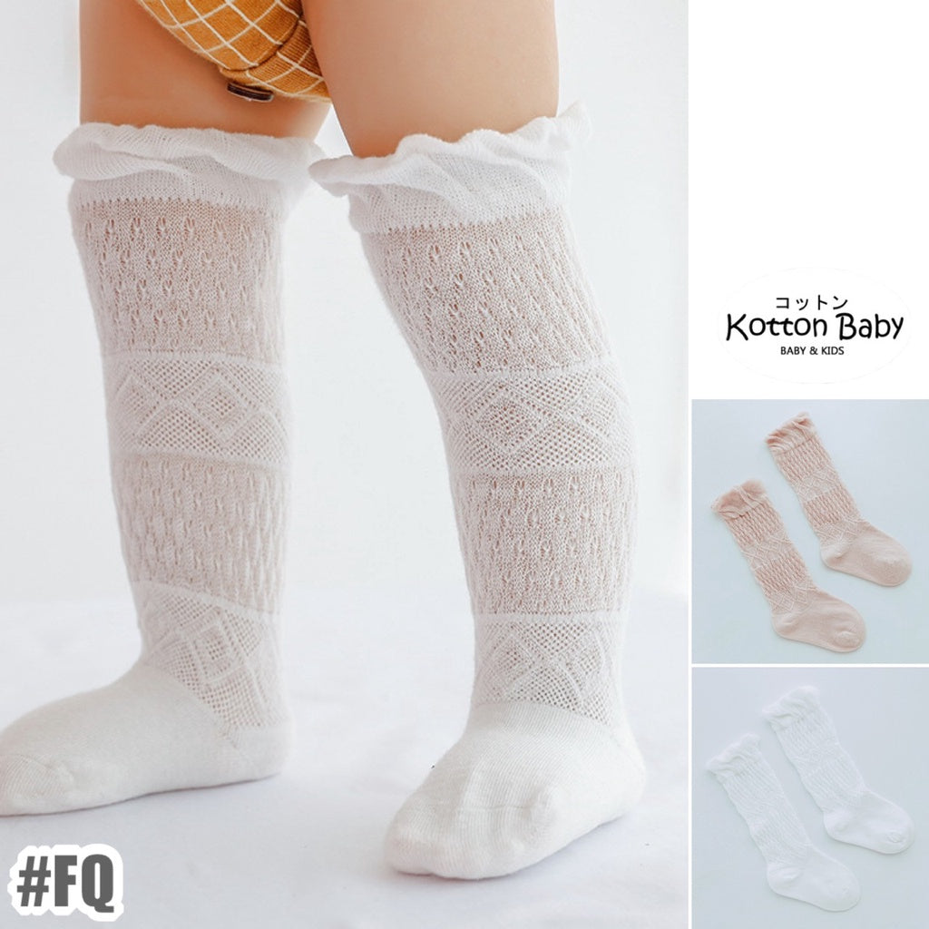 0-1 thn | KAOS KAKI POLOS BAYI ANAK IMPOR NEWBORN SOCKS PEREMPUAN catalog NMBB FQ