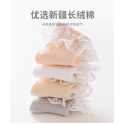 0-3 thn | KAOS KAKI RIBBON BAYI ANAK IMPOR NEWBORN SOCKS PEREMPUAN catalog QN QBX