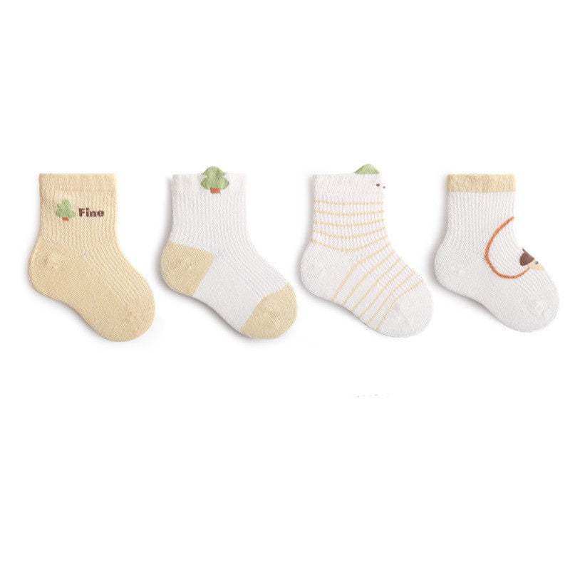 [4 PSG] 0-3 thn | KAOS KAKI BAYI ANAK IMPOR SOCKS LUCU KARAKTER KARTUN Catalog NMBB FR
