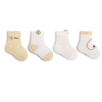 [4 PSG] 0-3 thn | KAOS KAKI BAYI ANAK IMPOR SOCKS LUCU KARAKTER KARTUN Catalog NMBB FR