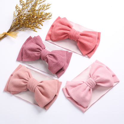 (Big Bow) Bandana bayi headband jumbo premium import pita anak perempuan catalog QUIN NY