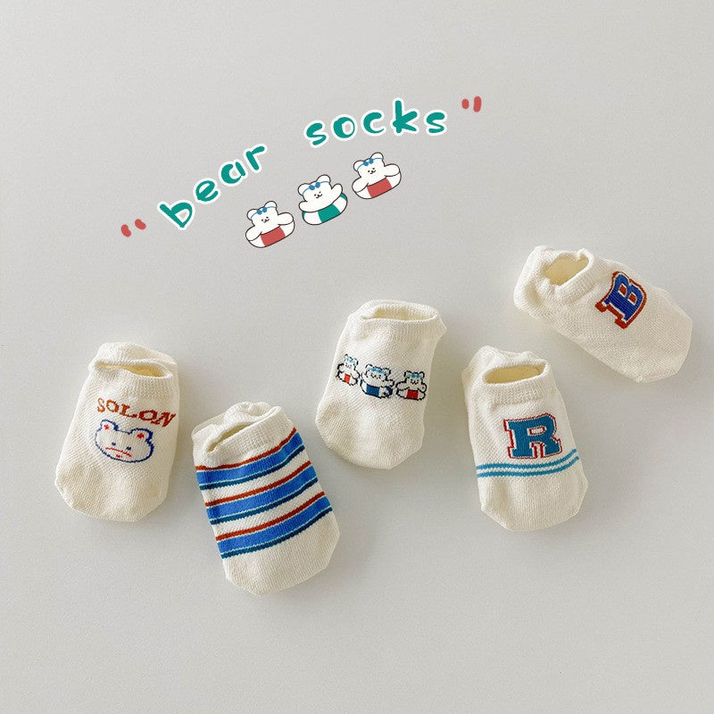 [5PSG] 0-3 thn | KAOS KAKI BAYI ANAK IMPOR NEWBORN SOCKS LUCU KARAKTER KARTUN catalog QN QCA