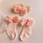 1-3 thn | 2in 1 (Kaos kaki + Bandana) BAYI ANAK IMPOR SOCKS LUCU ANAK PEREMPUAN catalog JYRF FL