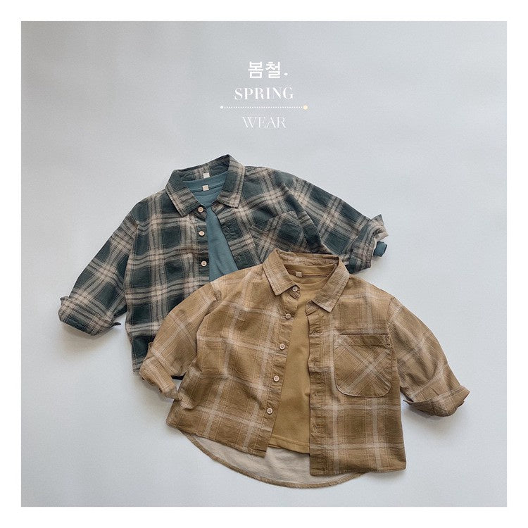 1-5thn | Kemeja Korea Formal Kaos Oversize Anak Laki-laki Pakaian Bayi KQHZ catalog KY