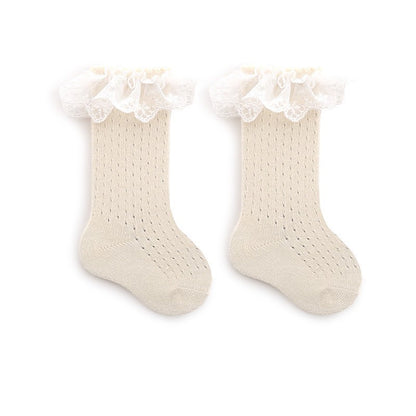 0-3 thn | KAOS KAKI POLOS LACE  BAYI ANAK NEWBORN SOCKS PEREMPUAN catalog NMBB FT