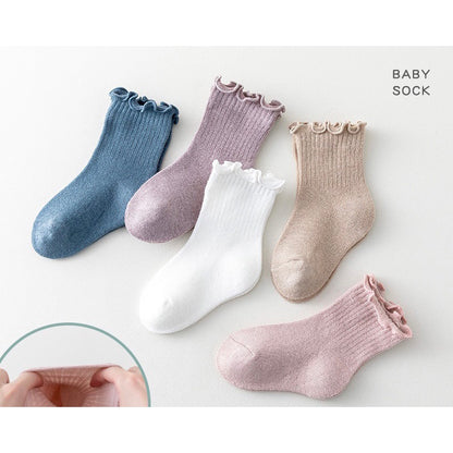 0-5 thn | KAOS KAKI POLOS BAYI ANAK IMPOR NEWBORN SOCKS PEREMPUAN catalog JCZZ JN