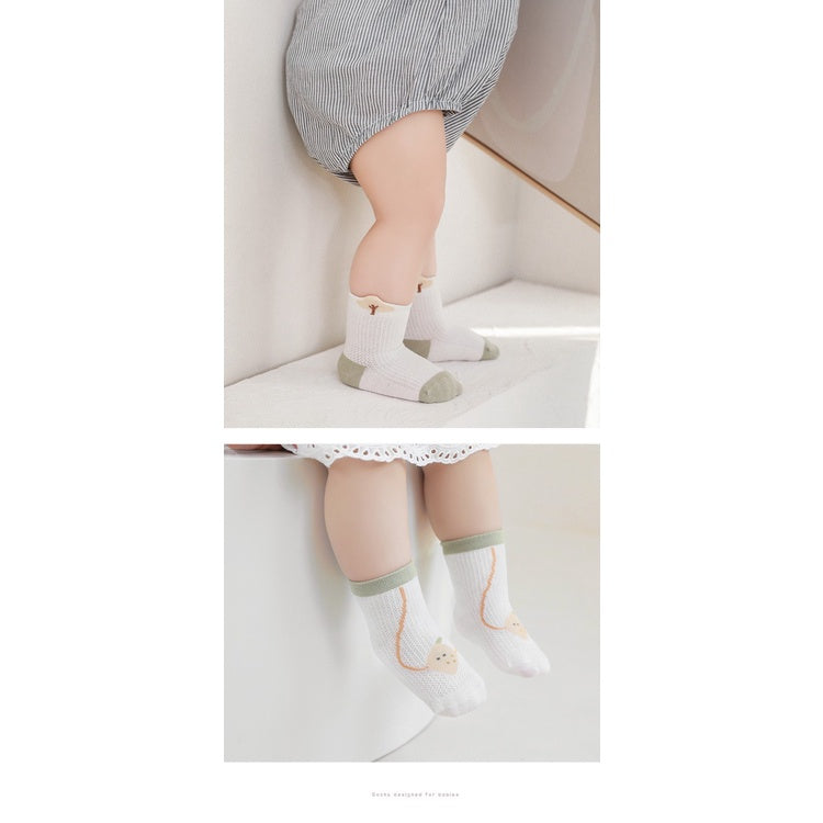 [4 PSG] 0-3 thn | KAOS KAKI BAYI ANAK IMPOR SOCKS LUCU KARAKTER KARTUN Catalog NMBB FR