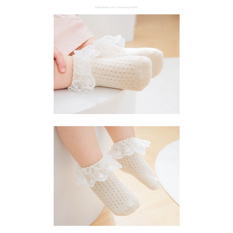 0-3 thn | KAOS KAKI RIBBON BAYI ANAK IMPOR NEWBORN SOCKS PEREMPUAN catalog QN QBX