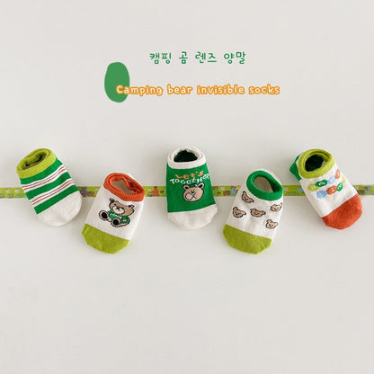 [5PSG] 0-3 thn | KAOS KAKI BAYI ANAK IMPOR NEWBORN SOCKS LUCU KARAKTER KARTUN catalog QN QCA