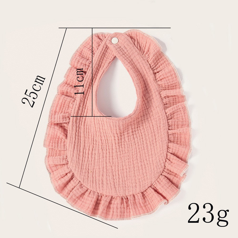 BIB SLABBER RUFFLE POLOS MUSLIN BAYI SET CELEMEK TATAKAN LIUR ANAK DQIN Q catalog