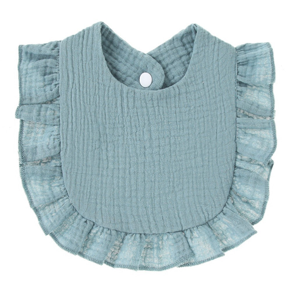 BIB SLABBER RUFFLE POLOS MUSLIN BAYI SET CELEMEK TATAKAN LIUR ANAK DQIN Q catalog
