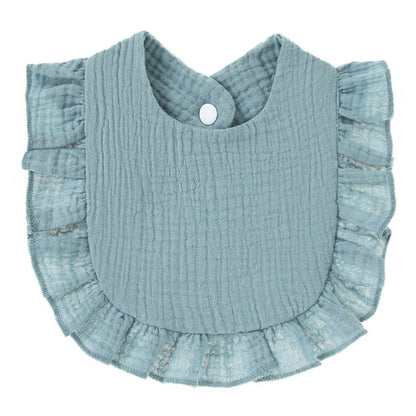 BIB SLABBER RUFFLE POLOS MUSLIN BAYI SET CELEMEK TATAKAN LIUR ANAK DQIN Q catalog