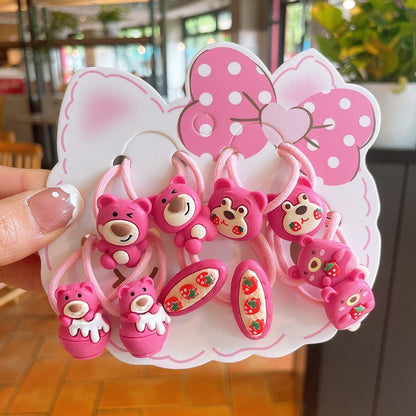 (isi 5pcs) Set Ikat rambut | Pita Karet Rambut | bayi anak import perempuan aksesoris catalog JYRF FO