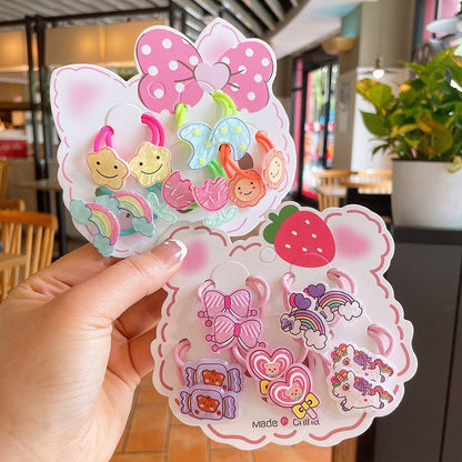 (isi 5pcs) Set Ikat rambut | Pita Karet Rambut | bayi anak import perempuan aksesoris catalog JYRF FO