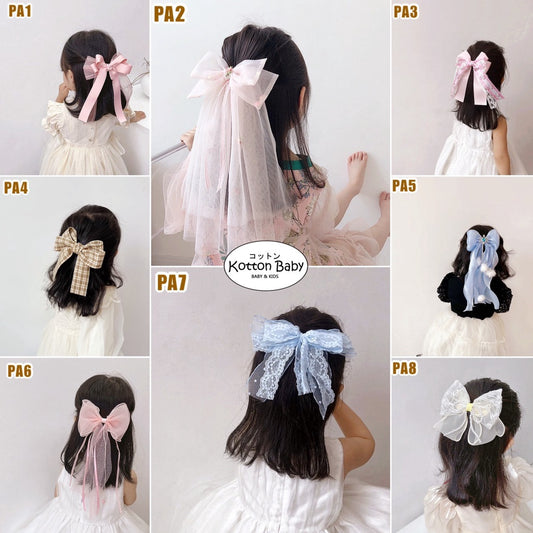 Big Bow Jepitan rambut princess | Pita Rambut | bayi anak aksesoris kepala perempuan catalog WGEP PA