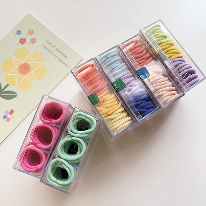 (1 Box) Set Ikat rambut | Pita Karet Rambut | bayi anak import perempuan aksesoris catalog WGEP PG