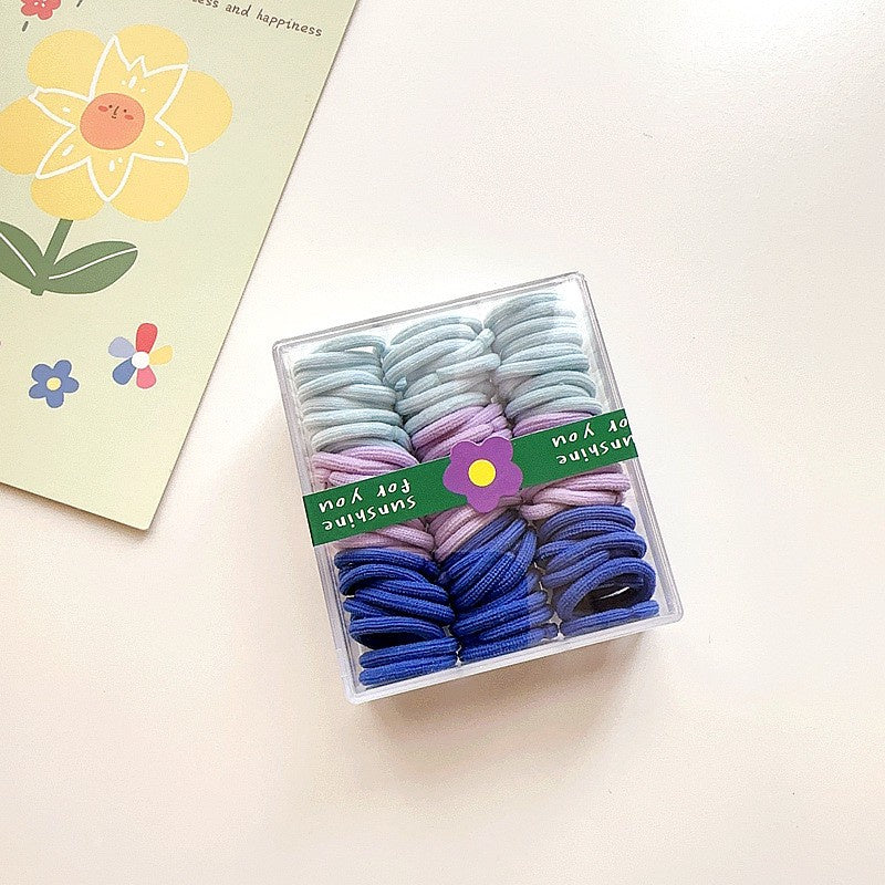 (1 Box) Set Ikat rambut | Pita Karet Rambut | bayi anak import perempuan aksesoris catalog WGEP PG