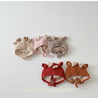 0-2 thn || Topi Bonnet Polos Bayi Newborn Anak Baby Emen Anak Impor Catalog OIMG ODS
