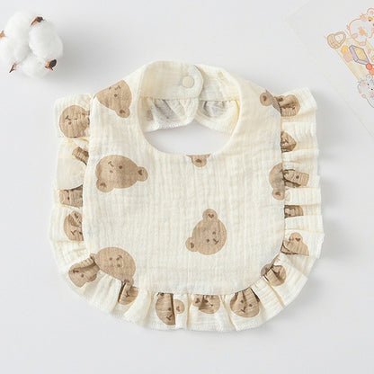 Premium BIB SLABBER BUNGA BAYI SET CELEMEK TATAKAN LIUR ANAK catalog DQIN DS