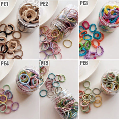 (1 Box) Set Ikat rambut | Pita Karet Rambut | bayi anak import perempuan aksesoris catalog WGEP PE