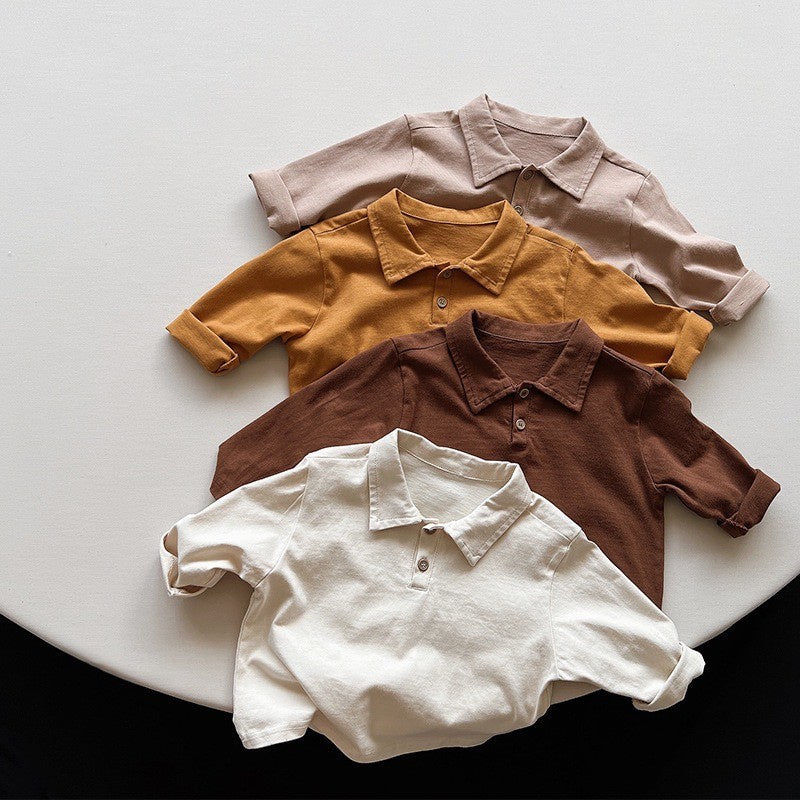 1-5thn | Tshirt Kaos Korea Basic Lengan Panjang Oblong Anak Laki-laki Pakaian Bayi MYTT catalog TA