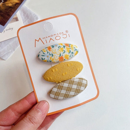 (isi 3pcs) Set Jepitan rambut | Pita Rambut | bayi anak bunga import perempuan aksesoris catalog JYRF FR