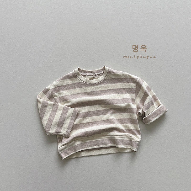 1-5thn | Tshirt Kaos Korea Basic Lengan Panjang Oblong Anak Laki-laki Pakaian Bayi MYTT catalog TF