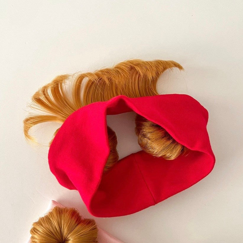 0-3 thn || Bandana Wig Korea Poni Rambut Palsu Topi Cepol Bayi Newborn Anak Catalog OIMG ODR