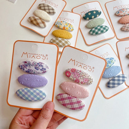 (isi 3pcs) Set Jepitan rambut | Pita Rambut | bayi anak bunga import perempuan aksesoris catalog JYRF FR