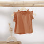 TINYME 1-5thn || ATASAN ANAK KOREA RUFFLE KAOS TOP FORMAL PEREMPUAN Catalog TMTM GENIE