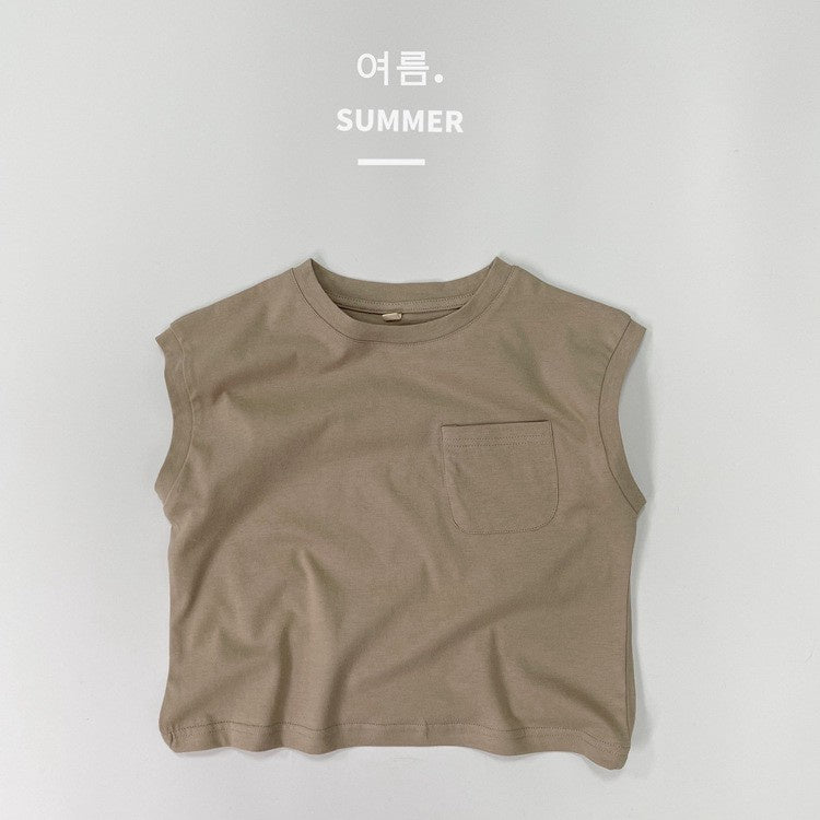 1-5thn | Tshirt Kaos Korea Basic Oblong Kutang Anak Laki-laki Pakaian Bayi KQHZ catalog KAE