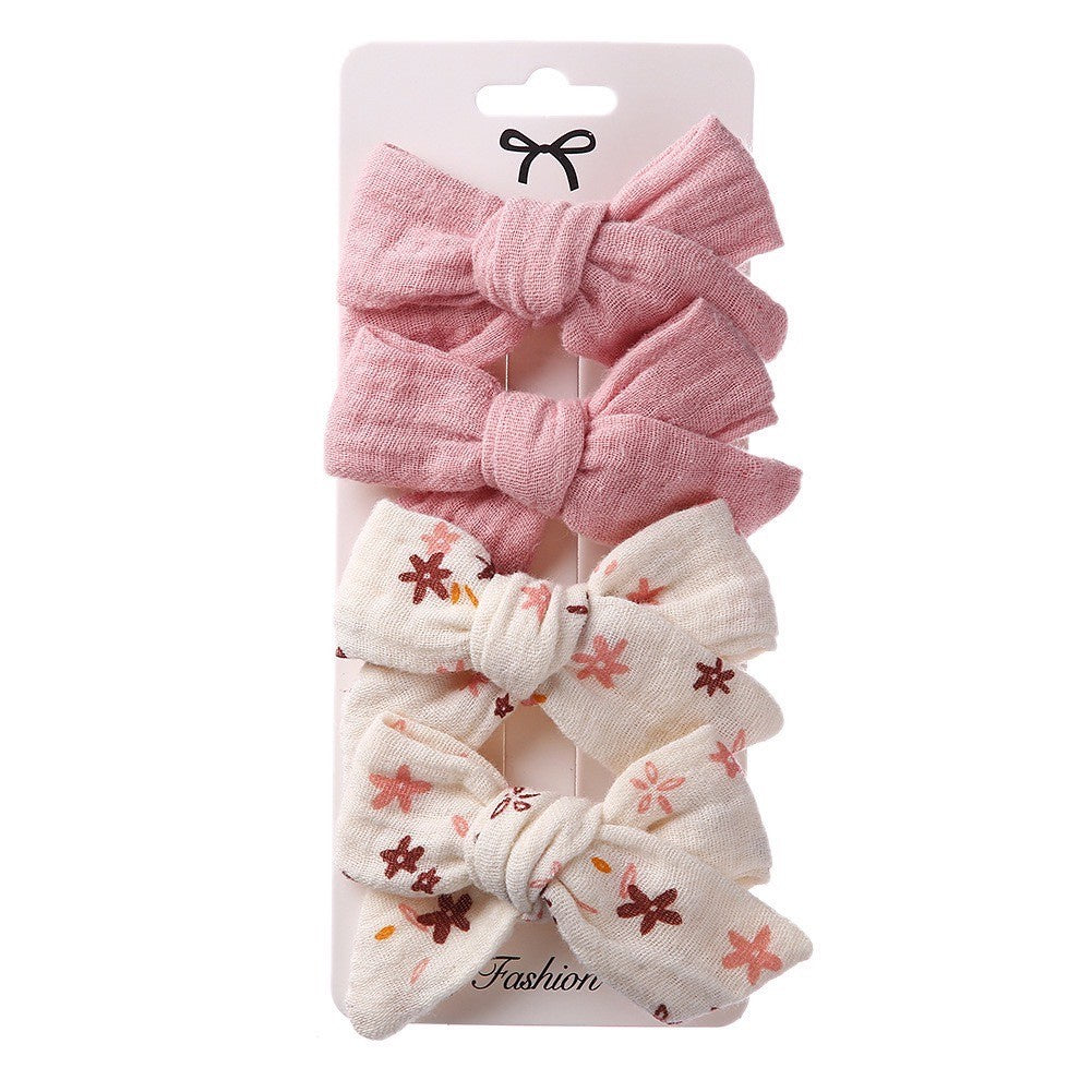 (set 4pcs) Jepitan rambut | Pita Rambut | bayi anak premium import perempuan catalog QUIN NAC