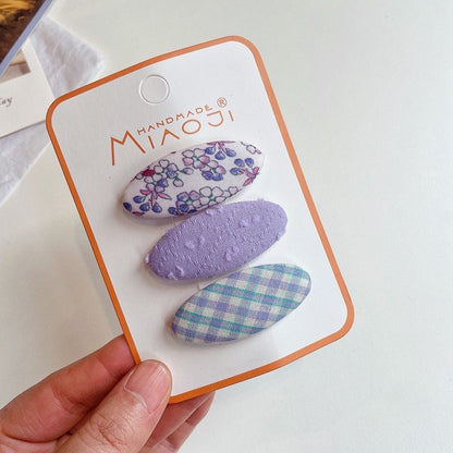 (isi 3pcs) Set Jepitan rambut | Pita Rambut | bayi anak bunga import perempuan aksesoris catalog JYRF FR