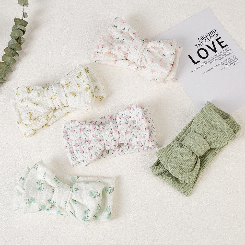 (Big Bow) Bandana bayi headband jumbo premium import pita anak perempuan catalog QUIN NAD