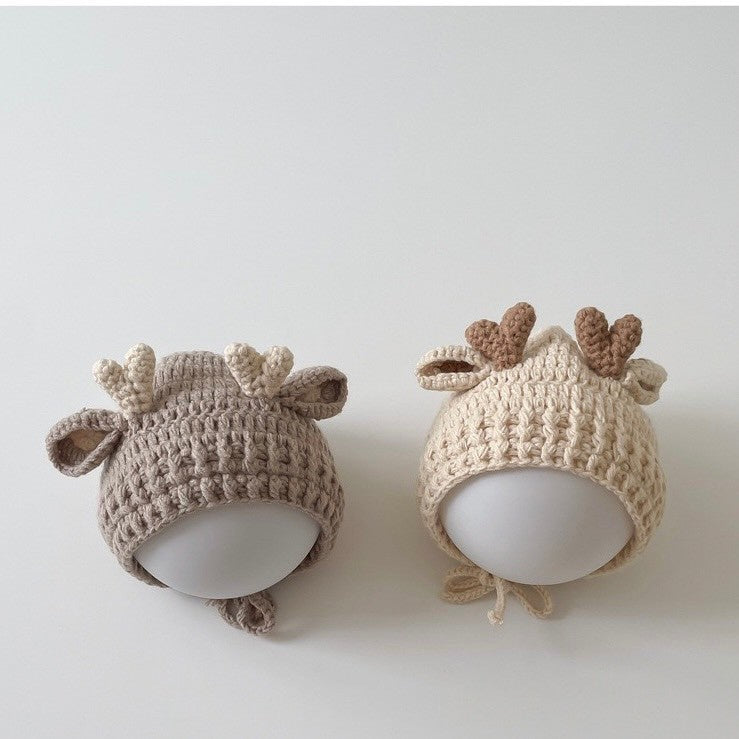 0-2 thn || Topi Bonnet Polos Bayi Newborn Anak Baby Emen Anak Impor Catalog OIMG ODS