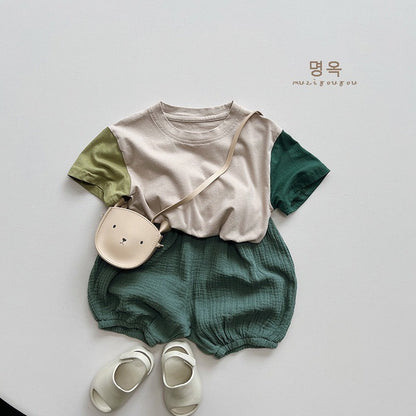 1-5thn | Tshirt Kaos Korea Basic Lengan Pendek Anak Laki-laki Pakaian Bayi MYTT catalog TH