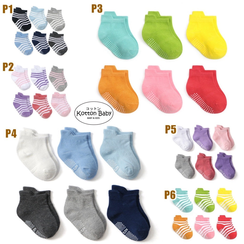 [6 PSG] 0-3 thn | KAOS KAKI BAYI ANAK IMPOR SOCKS LUCU KARAKTER KARTUN UNISEX catalog LGG P
