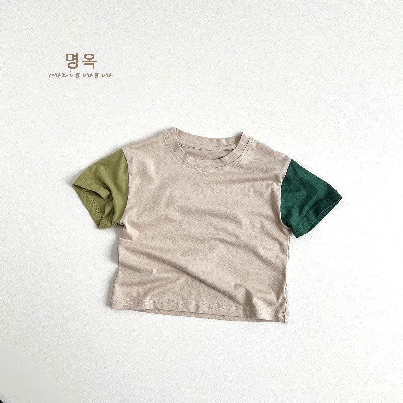 1-5thn | Tshirt Kaos Korea Basic Lengan Pendek Anak Laki-laki Pakaian Bayi MYTT catalog TH