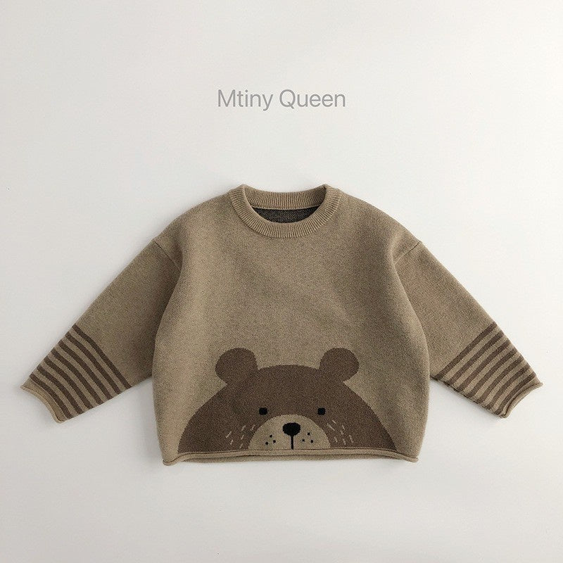 1-5thn | Tshirt Kaos Korea Basic Lengan Panjang Oblong Anak Laki-laki Pakaian Bayi MTQN catalog QD