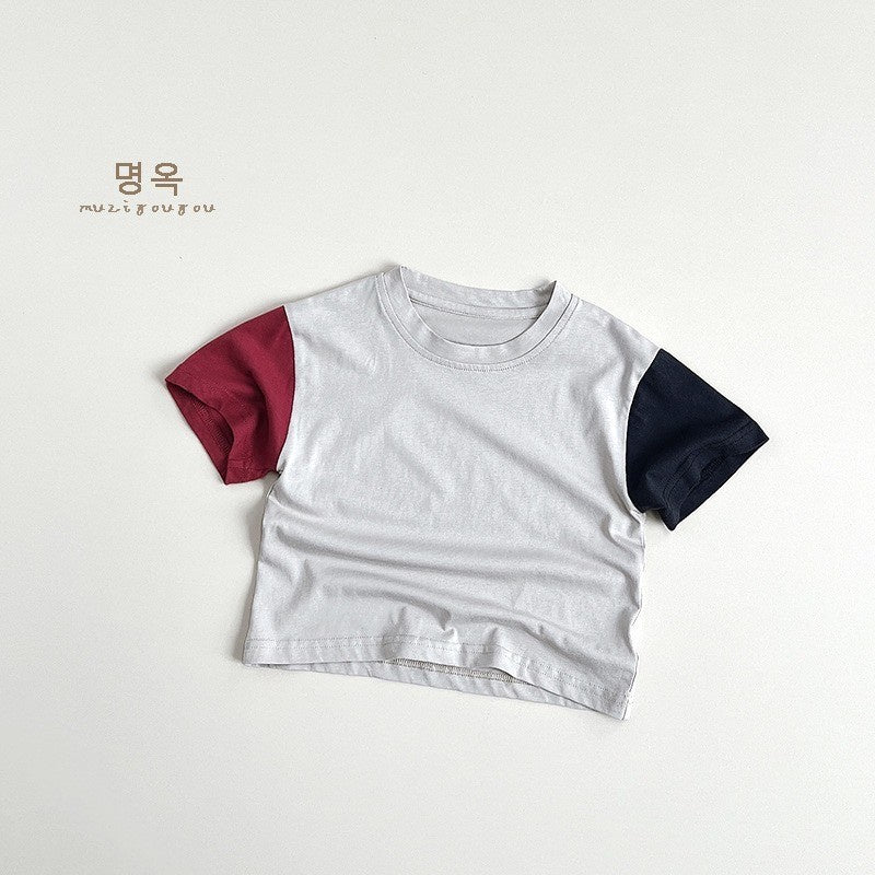 1-5thn | Tshirt Kaos Korea Basic Lengan Pendek Anak Laki-laki Pakaian Bayi MYTT catalog TH