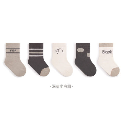 [5 PSG] 0-5 thn | KAOS KAKI BAYI ANAK IMPOR SOCKS LUCU KARAKTER KARTUN UNISEX catalog NMBB FN
