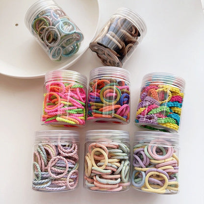 (1 Box) Set Ikat rambut | Pita Karet Rambut | bayi anak import perempuan aksesoris catalog WGEP PE