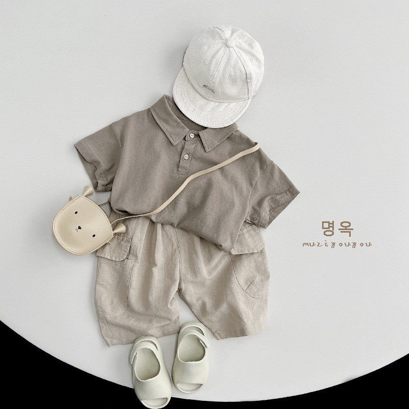 1-5thn | Kemeja Korea Formal Kaos Oversize Anak Laki-laki Pakaian Bayi MYTT catalog TC