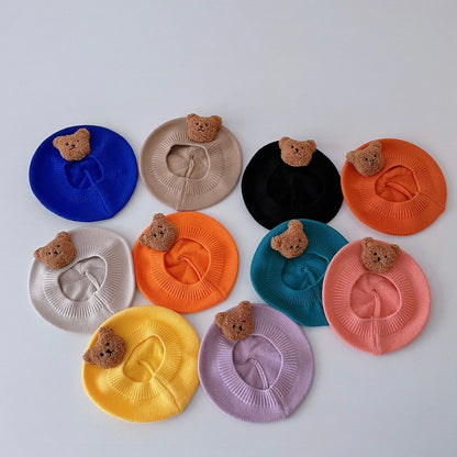 1-4 thn | TOPI KOREA BARET PELUKIS ANAK BAYI KARAKTER LUCU UNISEX CATALOG OIMG OCU
