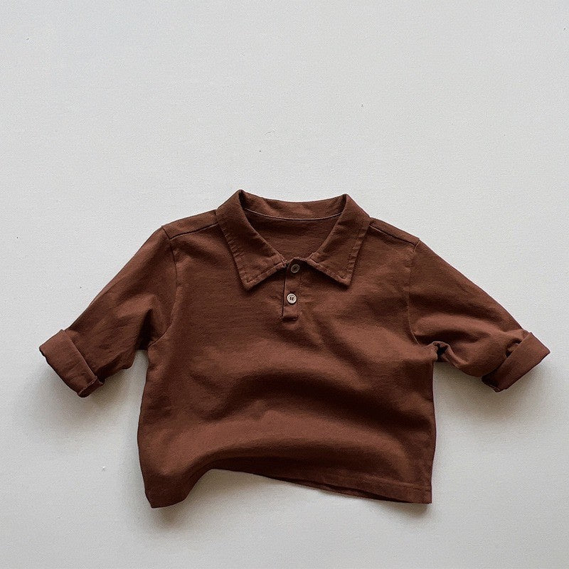 1-5thn | Tshirt Kaos Korea Basic Lengan Panjang Oblong Anak Laki-laki Pakaian Bayi MYTT catalog TA
